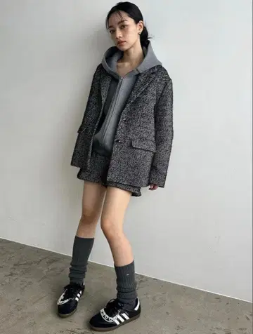 오버 사이즈 바리에 자켓 스나이델 snidel 테일러드 자켓