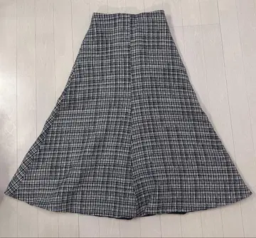 미라 오웬 하이웨스트 플레어 스커트