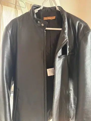 리얼 가죽 블랙 자켓