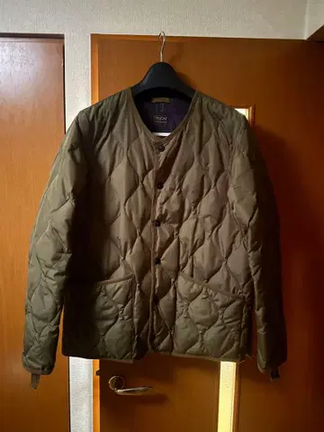 TAION 다운 자켓 XL 올리브 카키