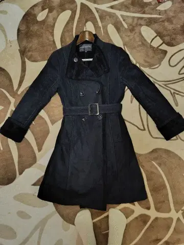 BUONA GIORNATA 블랙 무스탕 코트 M