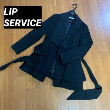 새상품급 LIP SERVICE 립 서비스 A라인 코트 블랙