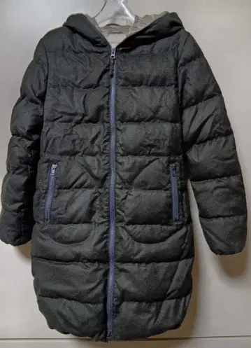 SHARE PARK 다운 롱 코트 후드 부착 O 사이즈 다크 네이비