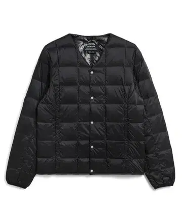 타이온 베이직 V넥 버튼 이너 다운 자켓 남성용 XL