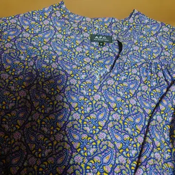 A.P.C 퍼플의 페이즐리 셋업