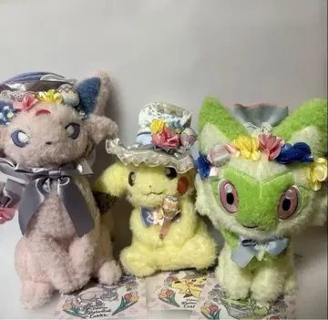 포켓몬 Botanical Easter 피카츄 에브이 니아하