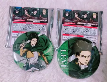 새상품 진격의 거인 리바이 캔뱃지 역풍을 향해 나아가라!ver. 2