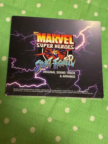 마블 슈퍼히어로즈 VS 스트리트 파이터 CD