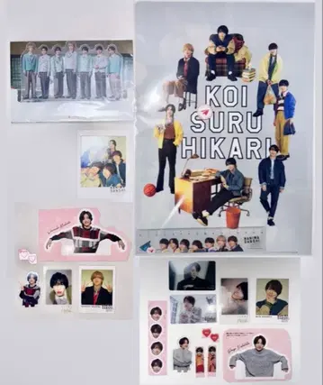 나니와단시 클리어 솔로 카드 폴라로이드풍 카드 달력 특전 아크릴 스탠드