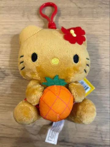 [ 희귀 ] 일광화상 키티 키링 하와이 한정판 인형 플랜테이션 한정판