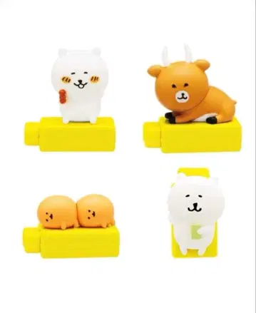 나가노의 곰 케이블 커버 4세트