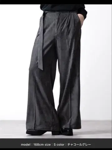 CLEL 더블 테크 페이드 벨티드 팬츠