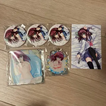 나카무라 유리 유리페 캔뱃지 아크릴 스탠드 키링 특전 엽서