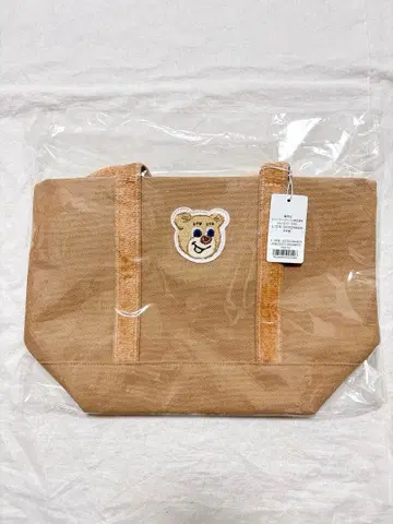 LOVERARY BY FEILER 와펜 토트백 베이지 소