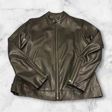 UNION STATION by MEN'S BIGI 가죽 자켓 블랙