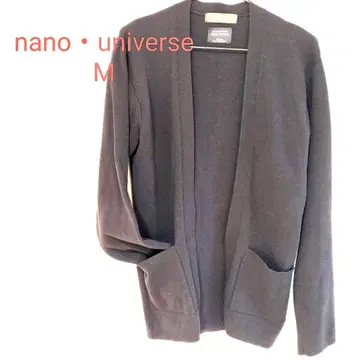 nano universe TEIJIN 블랙 가디건 M