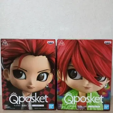 Qposket hide 프라이스 피규어 2세트 미개봉품 x-japan