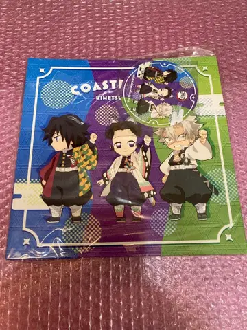 귀멸의 칼날 포인트 경품 코스터 파일 기유 시노부 사네미