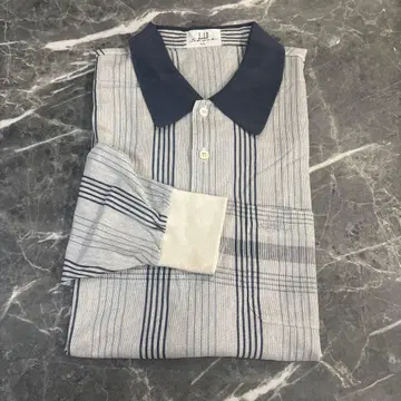 dunhill 스포츠 피케 셔츠 LL 스트라이프