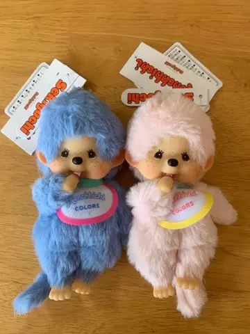 [ 새상품 ] 몽치치 Colors 키체인 블루 & 핑크