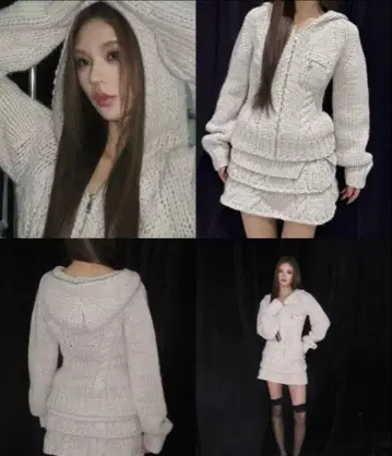 andwang LowGaugeZip 세트업 스커트만