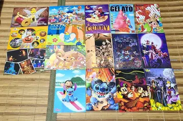 디즈니 엽서 16장 할로윈 빌런 스티치 도날드