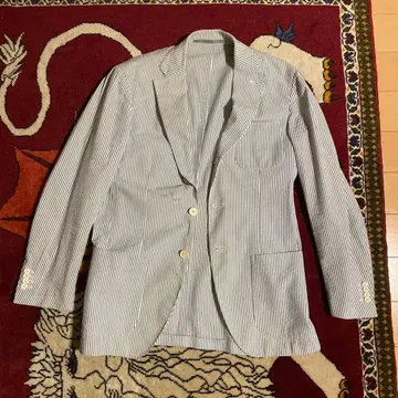 Cantarelli 스트라이프 테일러드 자켓 이탈리아제