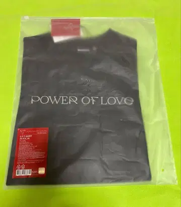 SEVENTEEN POWER OF LOVE 블랙 T셔츠 (M) 반팔