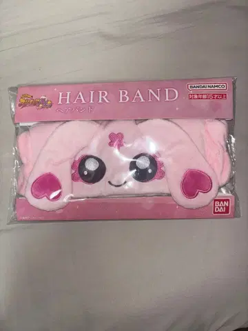 반다이 헤어밴드 핑크 캐릭터 미플