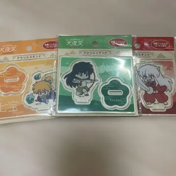 이누야샤 아크릴 스탠드 3개 세트