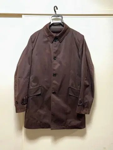 브라운 스텐카라 코트