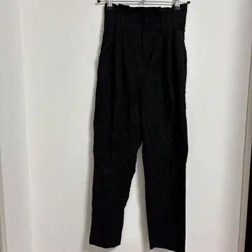 새상품급 H&M 블랙 슬랙스 하이웨스트 블랙 BLACK 깔끔