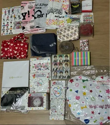 Hey! Say! JUMP 굿즈 22점 라스트상 쿠션 증정 모래시계