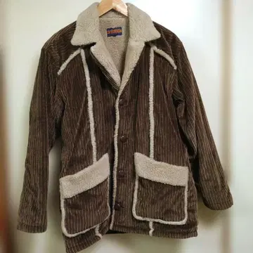 fellow 브라운 코듀로이 보아 자켓