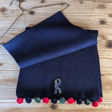 로베르타 디 카메리노 머플러 로베르타 네이비 쇼와 레트로 모자 꽁지