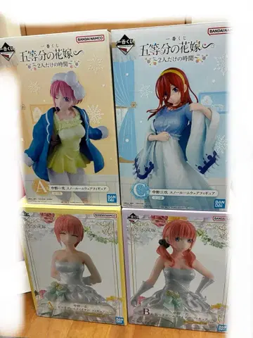 제일복권 5등분의 신부 피규어 묶음 판매