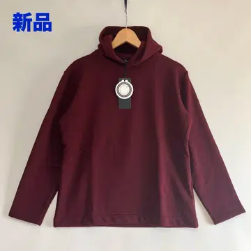 새상품 Audience 봄버 히트 푹신한 속기모 풀오버 후드티 와인 S