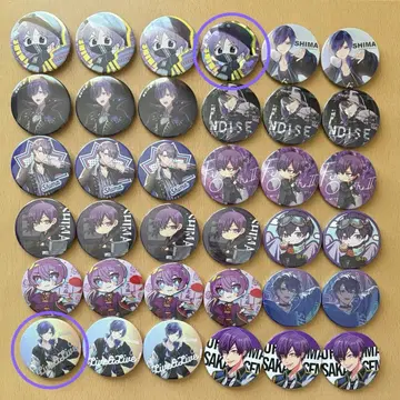 우라시마사카타센 시마 캔 배지