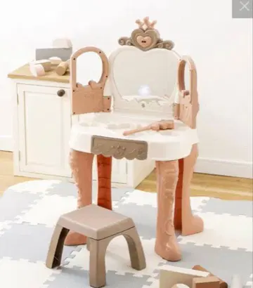 한정판 가격 인하! 미사용 새상품 마법의 화장대 핑크 화장대 거울 포함