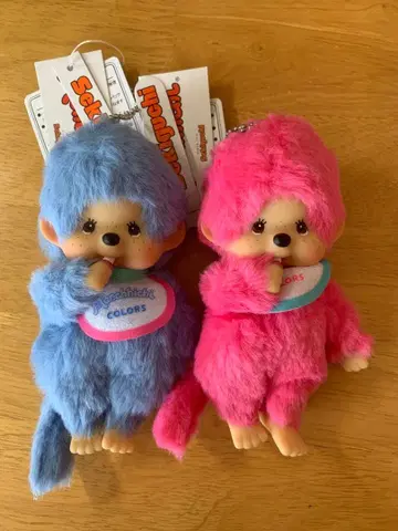 [ 새상품 ] 몽치치 Colors 키체인 블루 & 베리 핑크