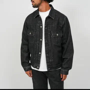 OVY Japan Black Washed Denim 데님 자켓 M
