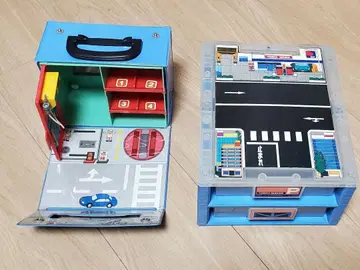 토미카 파킹 보관 케이스 주유소 휴대용 케이스 TOMICA