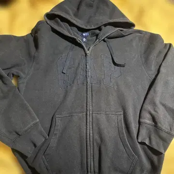 GAP 블랙 집업 후드티 M 사이즈