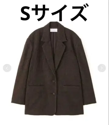 [새상품] etre tokyo 체크 트위드 테일러 자켓