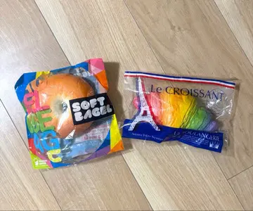 BLOOM 블루 스퀴즈 레인보우 크루아상 베이글 세트