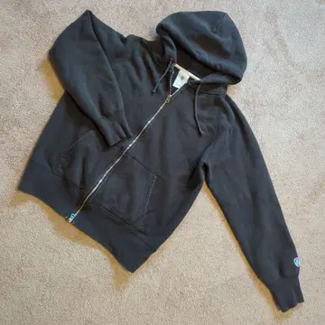 오시발 다크 그레이 풀 집업 후드티