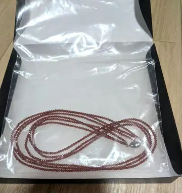 GSTV 실버 탑 바텀 목걸이