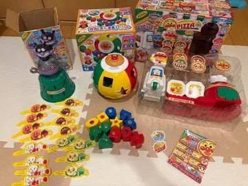 호빵맨 완구 세트 피자 가게 동글동글 퍼즐 두근두근 호빵펀치