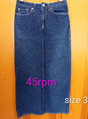 45rpm 데님 타이트 롱 스커트 size 3