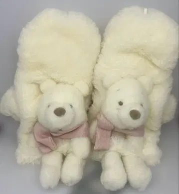 택 포함 미사용 새상품 화이트 푸 손 장갑